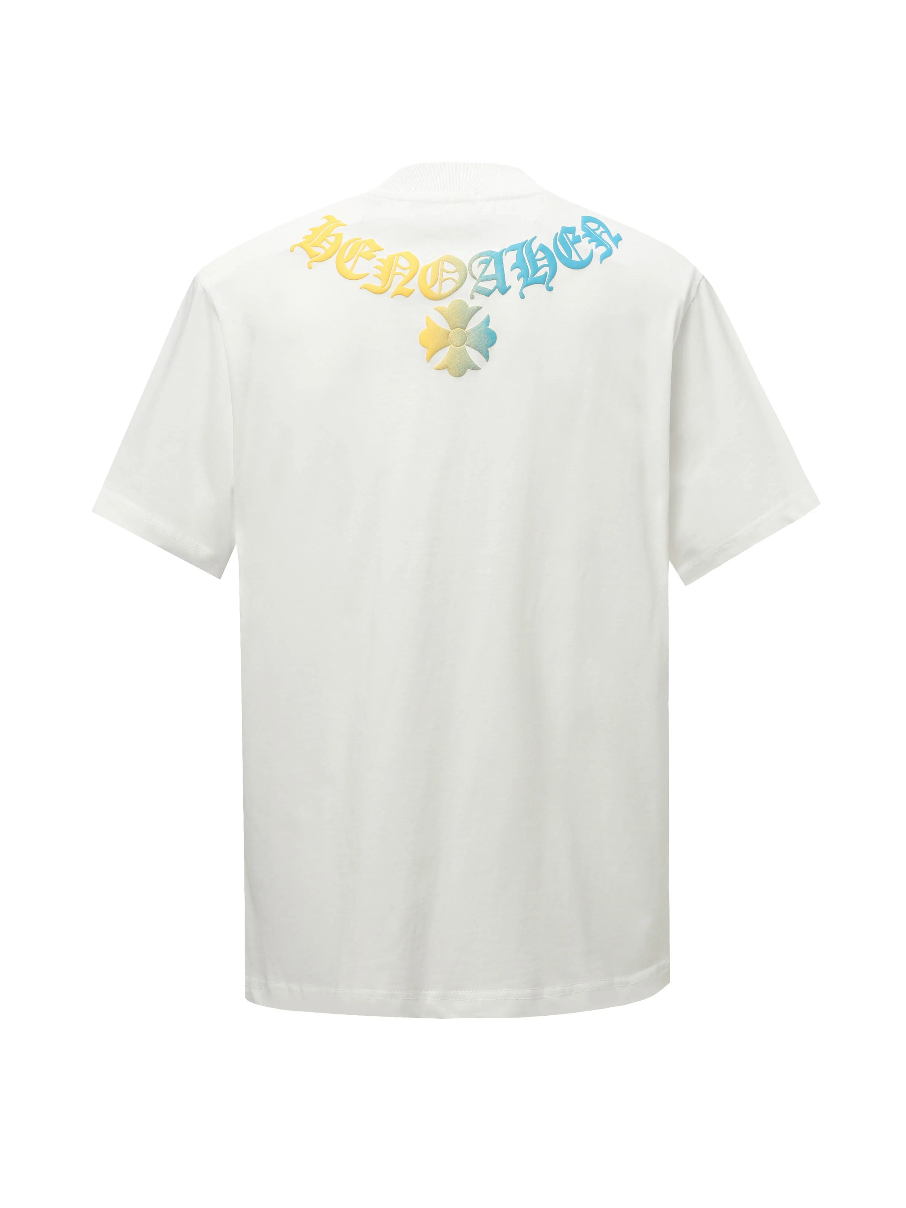🅿️180 CHROME HEARTS/Chrome Heart CH gradient foam printed short-sleeved T-shirt The fabric is made of 280g heavy combed cotton, customized with 32 count 1*1 threads. The ready-made garments are washed twice. The fabric is comfortable and skin-friendly without any strange feeling. It is custom-dyed fabric with high textile density and good drape. It is not easy to deform. The thick texture and compact spinning process will not affect the breathability of the fabric. The saturation of the color is very high. Imported digital direct-injection printing technology. A versatile and good-looking short sleeve. The loose fit covers the flesh and looks slim. Size: XS-L